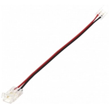 2 kontaktų 2 galų užspaudžiamas sujungimas LED SMD juostai 8mm 2 kontaktų 2 galų užspaudžiamas sujungimas LED SMD juostai 8mm