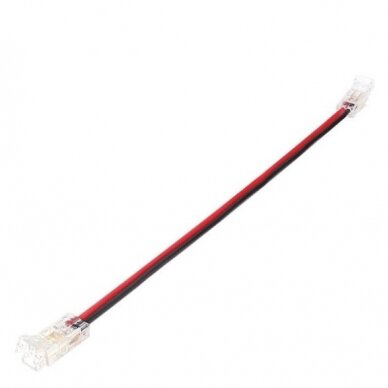 2 galų tiesus užspaudžiamas sujungimas LED COB juostai 5mm 1