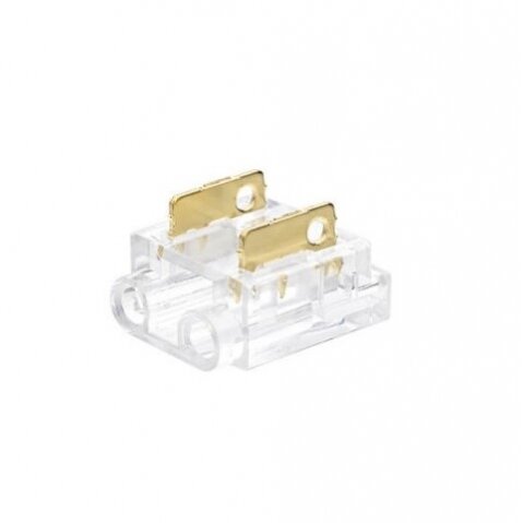2 kontaktų užspaudžiamas sujungimas juosta-laidas LED SMD/COB juostai 8mm 1