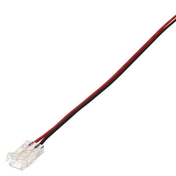 2 kontaktų užspaudžiamas sujungimas juosta-laidas LED SMD juostai 8mm 1