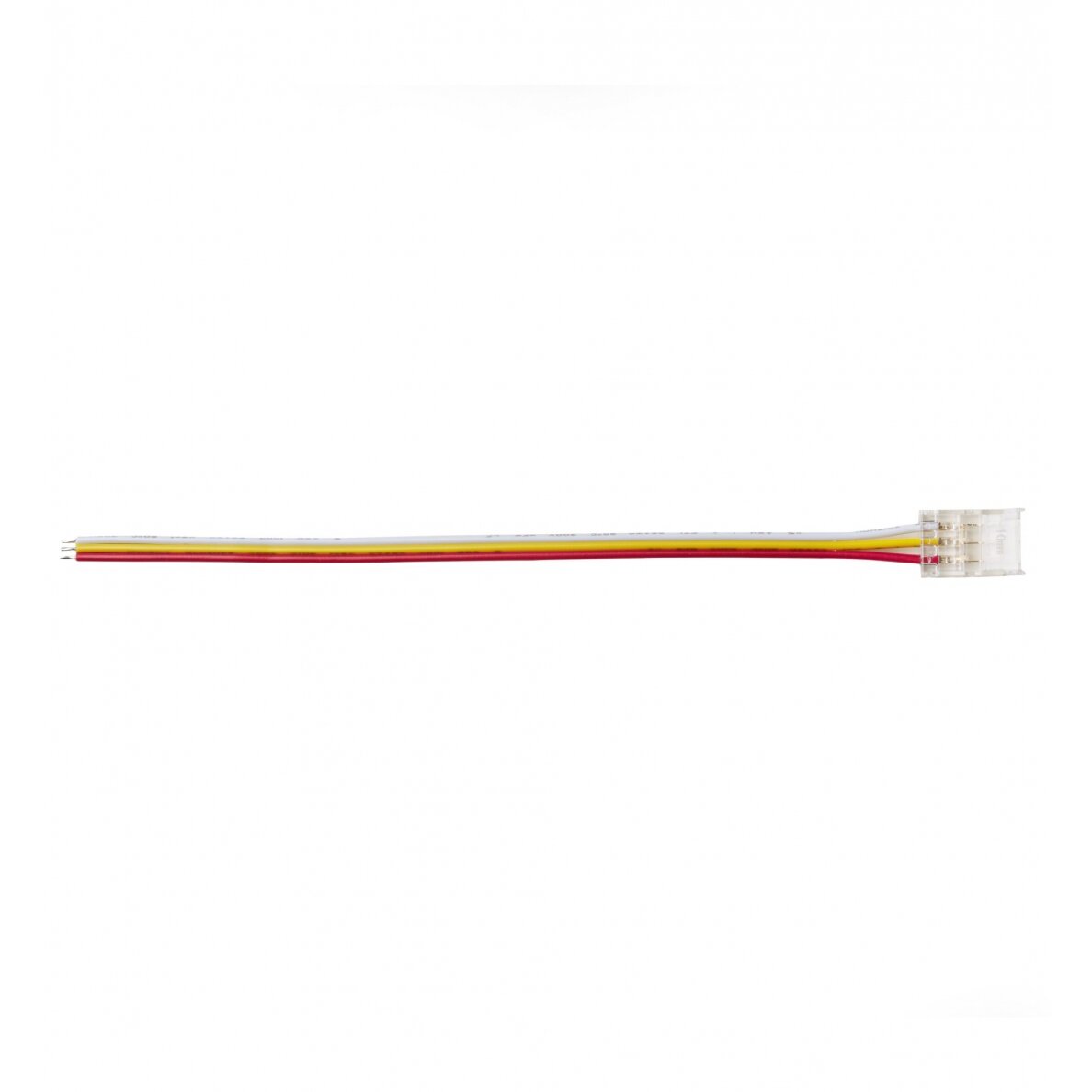 3 kontaktų užspaudžiamas sujungimas juosta-laidas LED SMD juostai 10mm