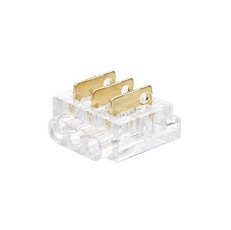 3 kontaktų užspaudžiamas sujungimas juosta-laidas LED SMD juostai 10mm 1