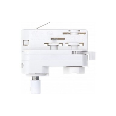 3F bėginės LED sistemos pakabos adapteris, baltas