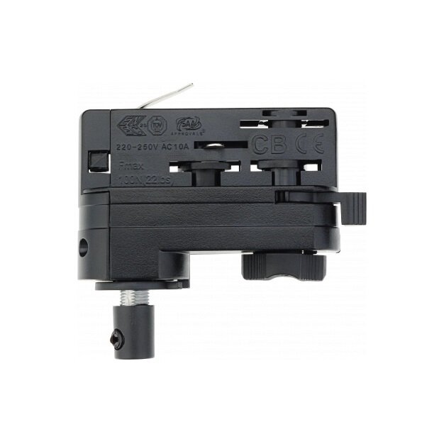 4-Wire Adaptor For LED Track System, Black 1