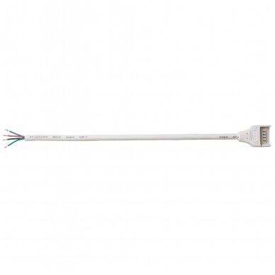 4 kontaktų 15cm vandeniui atsparus sujungimas LED SMD juostai (RGB) 10mm