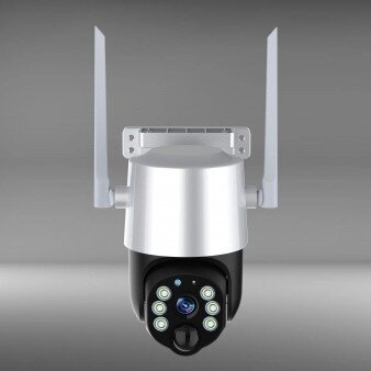 4MP Wi-Fi Solar IP Camera, White 2