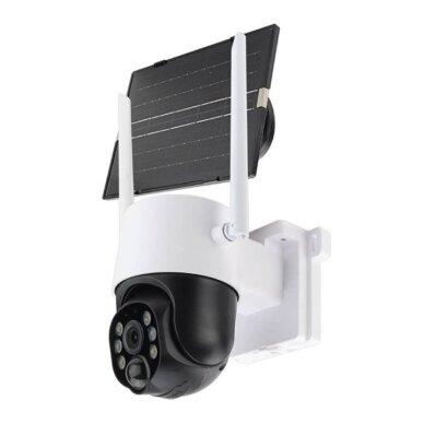 4MP Wi-Fi Solar IP Camera, White 3