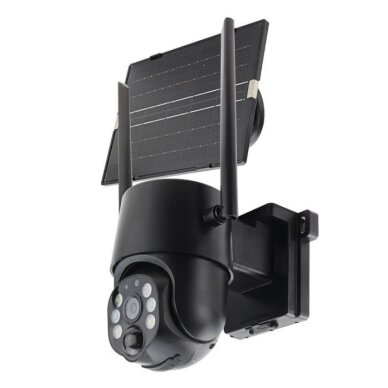 4MP Wi-Fi saulės IP kamera, juoda 5