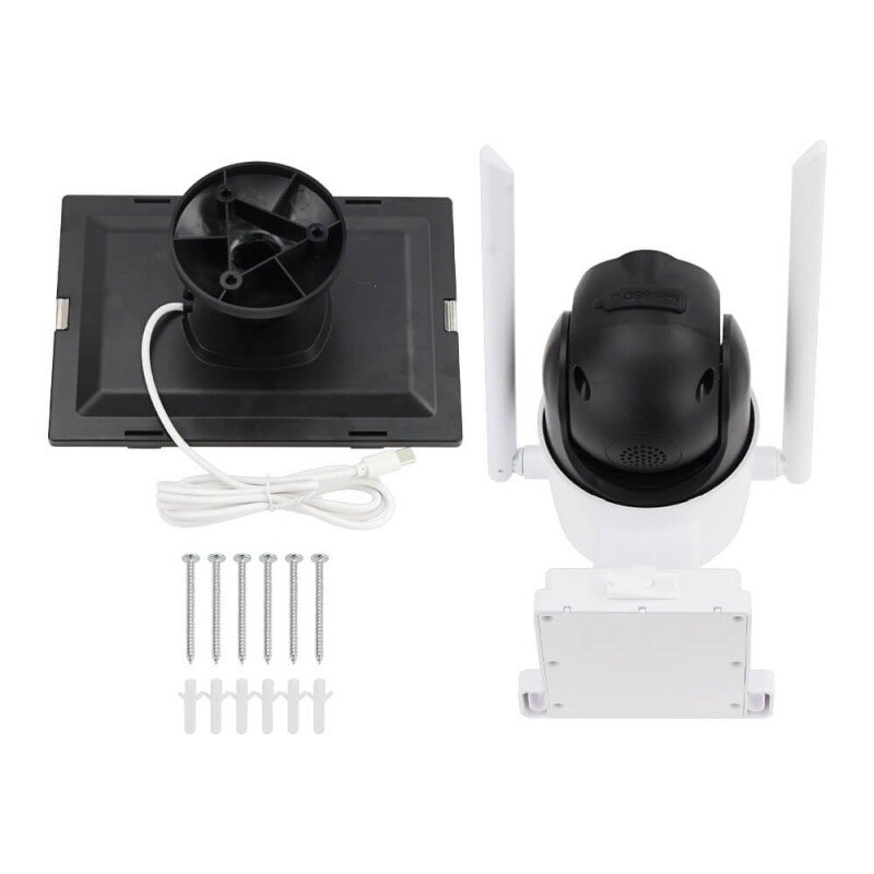 4MP Wi-Fi Solar IP Camera, White 4