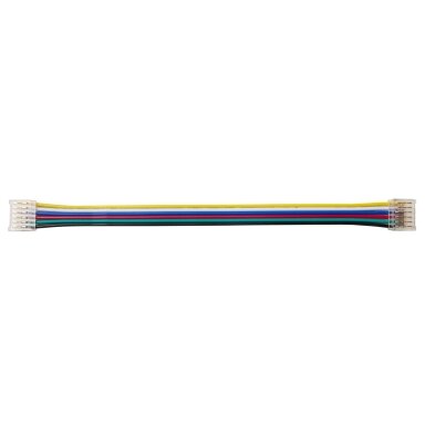 6 kontaktų 2 galų užspaudžiamas sujungimas LED SMD juostai 12mm