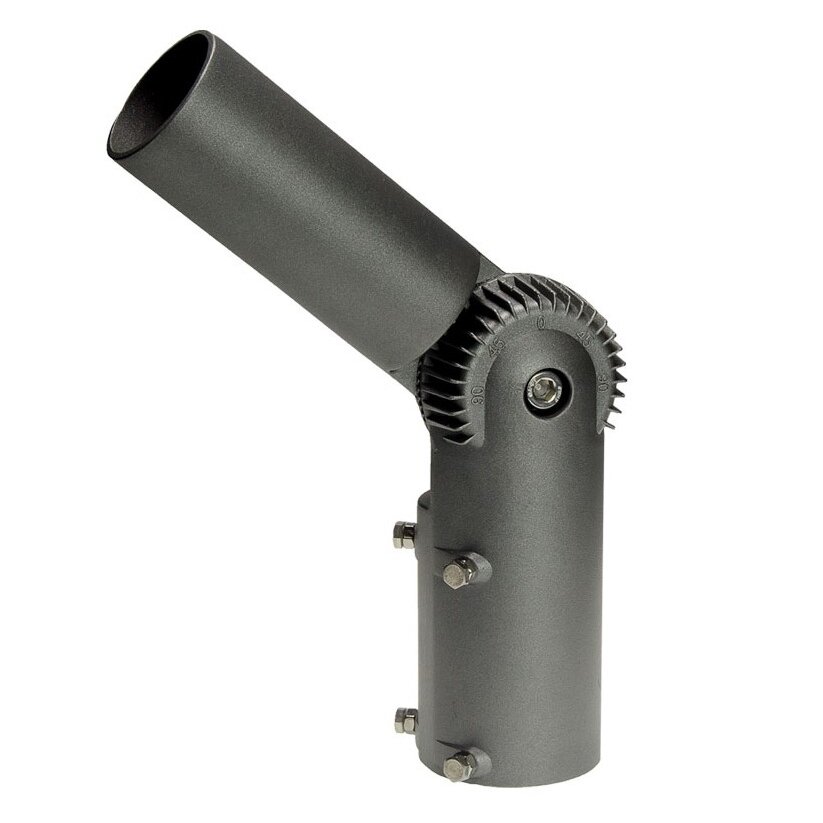 Adapter, 60x60mm, Adjustable Angle, 90°, Black