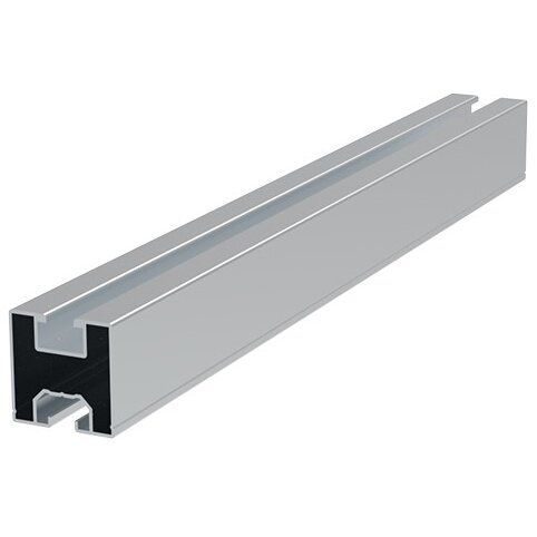 Aluminium Silver Rail R13 2400mm