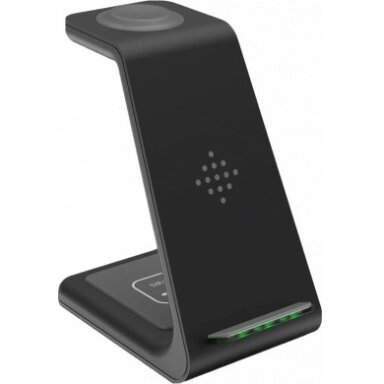 Bevielis įkroviklis, telefono stovelis, 3in1, Samsung'ams