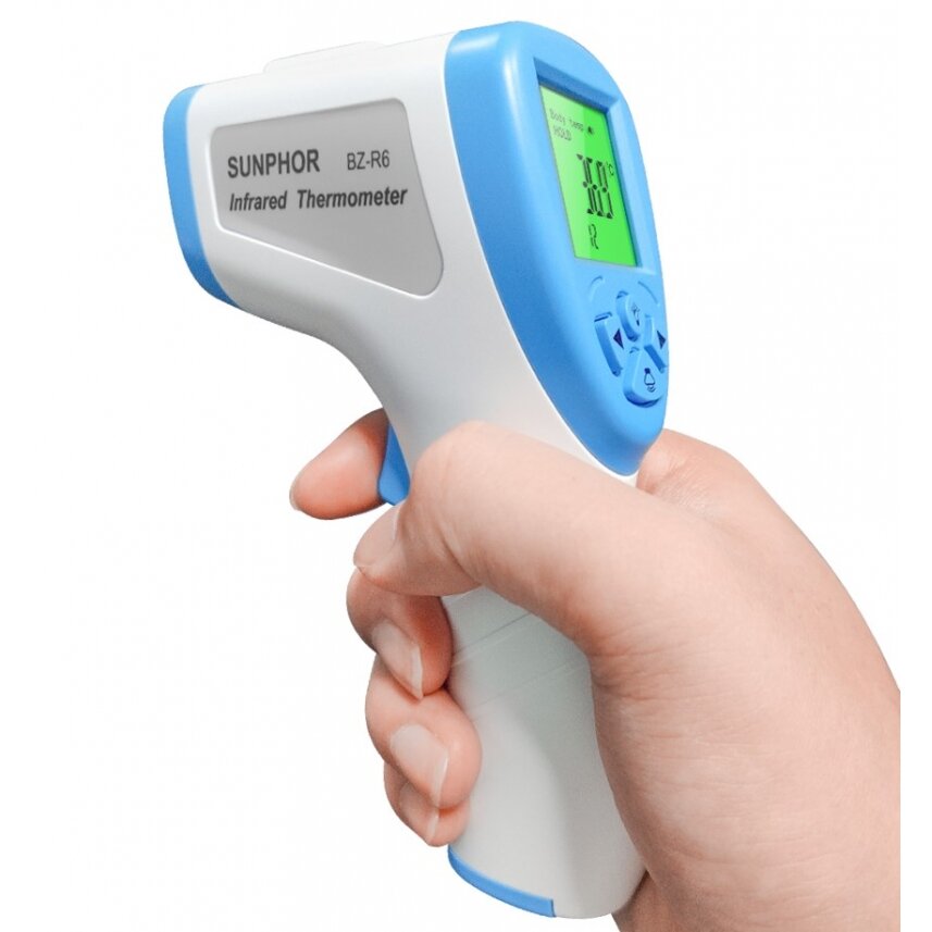 Bekontaktis IR termometras, 25°C-42°C, 1 s 1