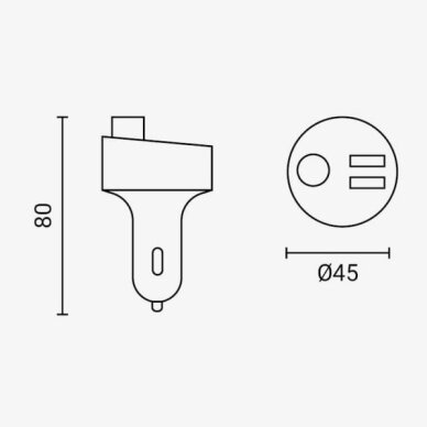 Bluetooth FM Transmitter, Car Charger with MP3 Player 1
