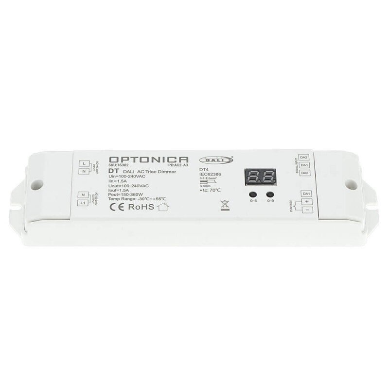 DALI TRIAC Dimmer, AC100-240V, 1.5A 1