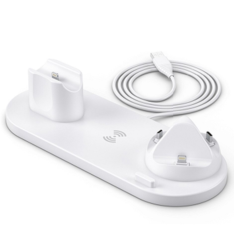 Multi-Function Charging Stand, 6in1, White