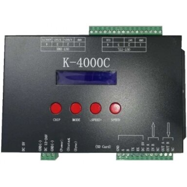 DMX/SPI Controller, 5/12-24V, 4 Ports