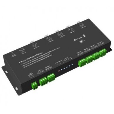 DMX Signal Amplifier, Splitter, 4 Ways