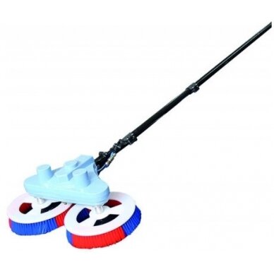 Double Headed Electric Brush, 5.5m, Glass Fiber Handle, AC220 or AC110 2 Double Headed Electric Brush, 5.5m, Glass Fiber Handle, AC220 or AC110 2