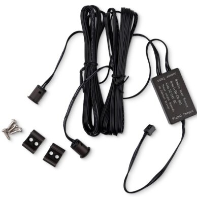 Double Door Sensor, 10cm, Black