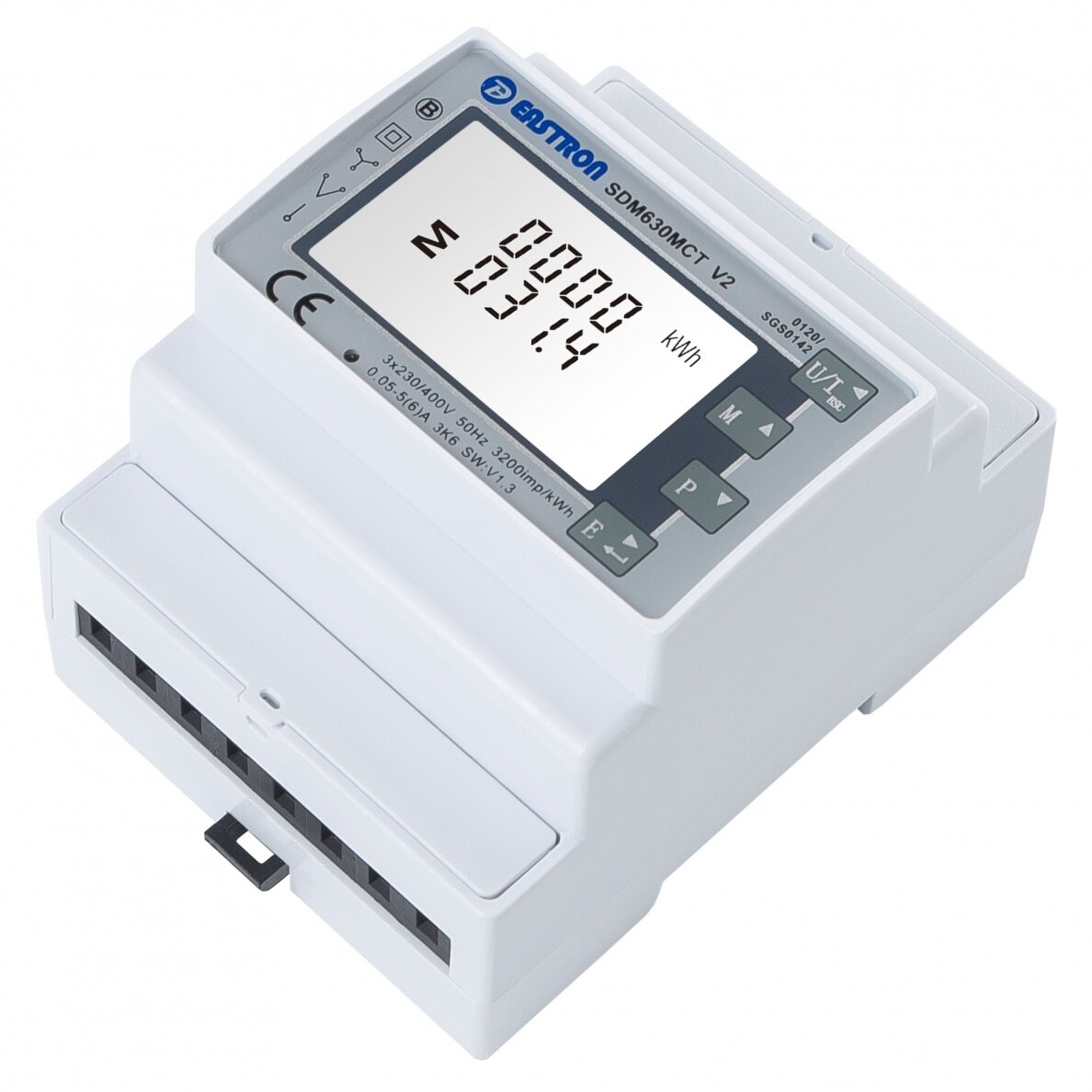 Eastron CT Multi-Function Electrical Energy Meter SDM630MCT V2, 3 Phases