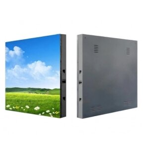 LED lauko ekranas ant bibliotekos fasado