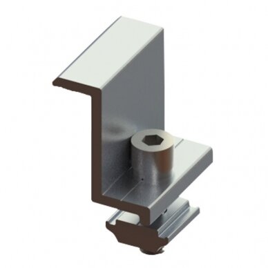 Galinis prispaudėjas su M8x25mm varžtu ir veržle 35mm storio panelei Galinis prispaudėjas su M8x25mm varžtu ir veržle 35mm storio panelei