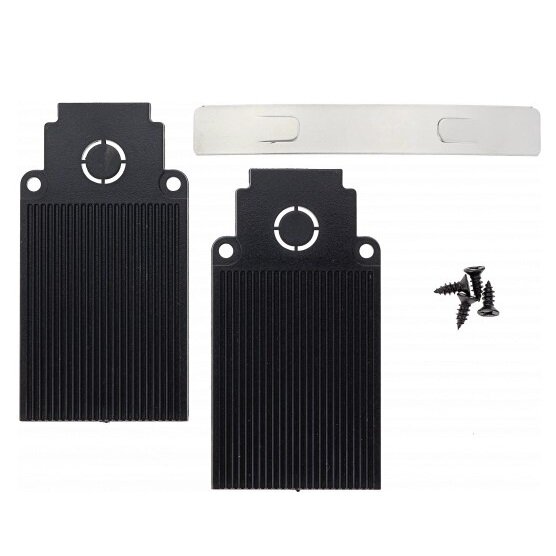 LED Magnetic Track System R35, End Cap Black 1
