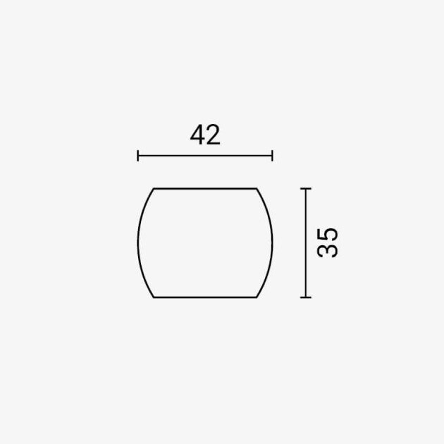 End Cap For LED Track System, White 1