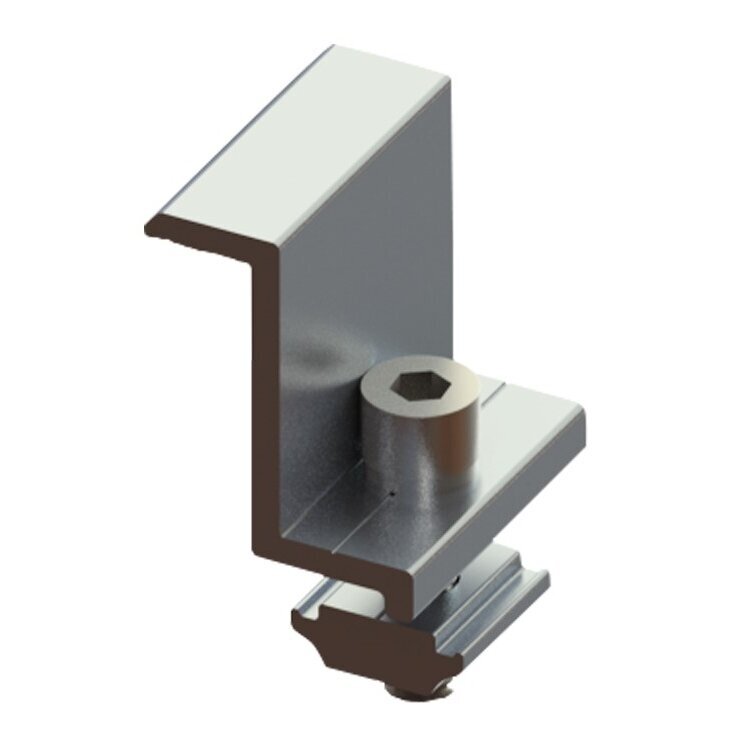 End Clamp M8*25mm Inner Bolt + T-Fixture for Solar 35mm
