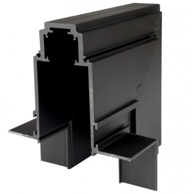 LED Magnetic Track System R35, Concave Angle Black 1