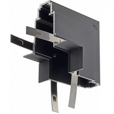 LED Magnetic Track System R35, Concave Angle Black 2