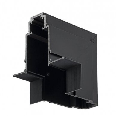 LED Magnetic Track System R35, Concave Angle Black 3