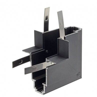LED Magnetic Track System R35, Concave Angle Black 4
