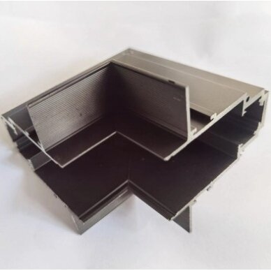 LED Magnetic Track System R35B, Concave Angle, Grey 1