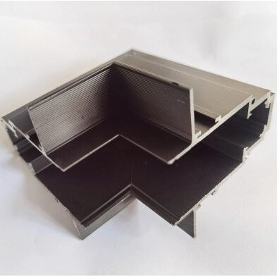 LED Magnetic Track System R35B, Concave Angle, Grey 1