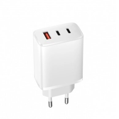 GaN Adapted Type-C / Type-A, 65W, White 2