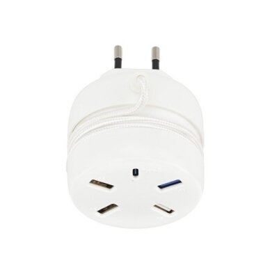 Įkrovimo stotelė-daliklis, USB 4xTYPE-A, 1xTYPE-C 2