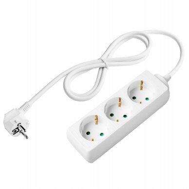 Power Strip, 3 Sockets, 3m
