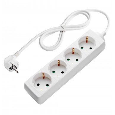 Power Strip, 4 Sockets, 3m