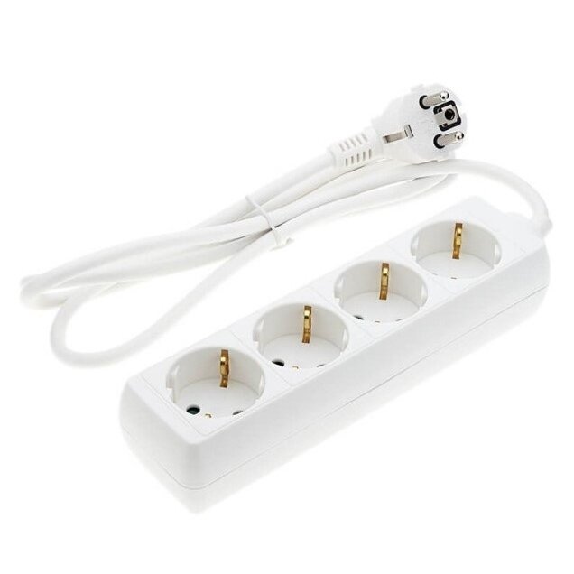 Power Strip, 4 Sockets, 1.5m 1