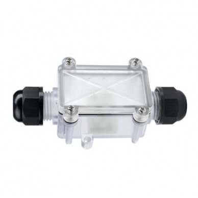 Polycarbonate Box Terminal Block, IP68, 2 Terminals 1