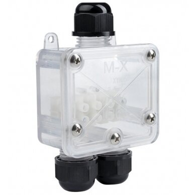 Polycarbonate Box Terminal Block, IP68, 3 Terminals