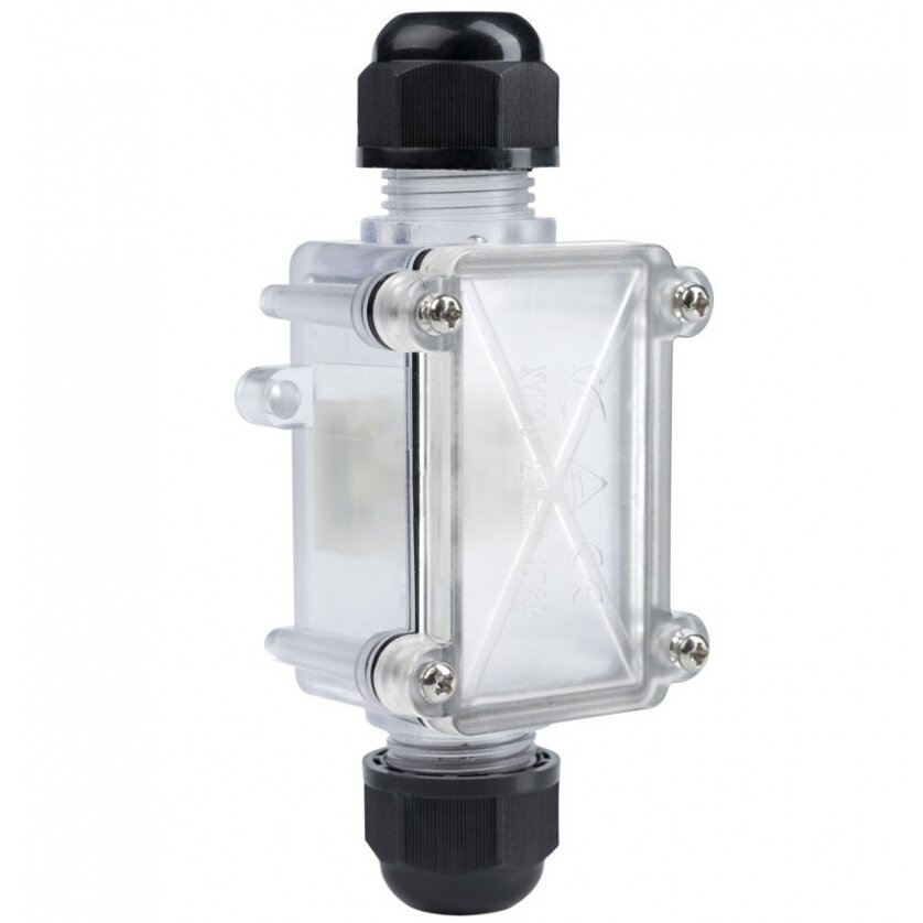 Polycarbonate Box Terminal Block, IP68, 2 Terminals