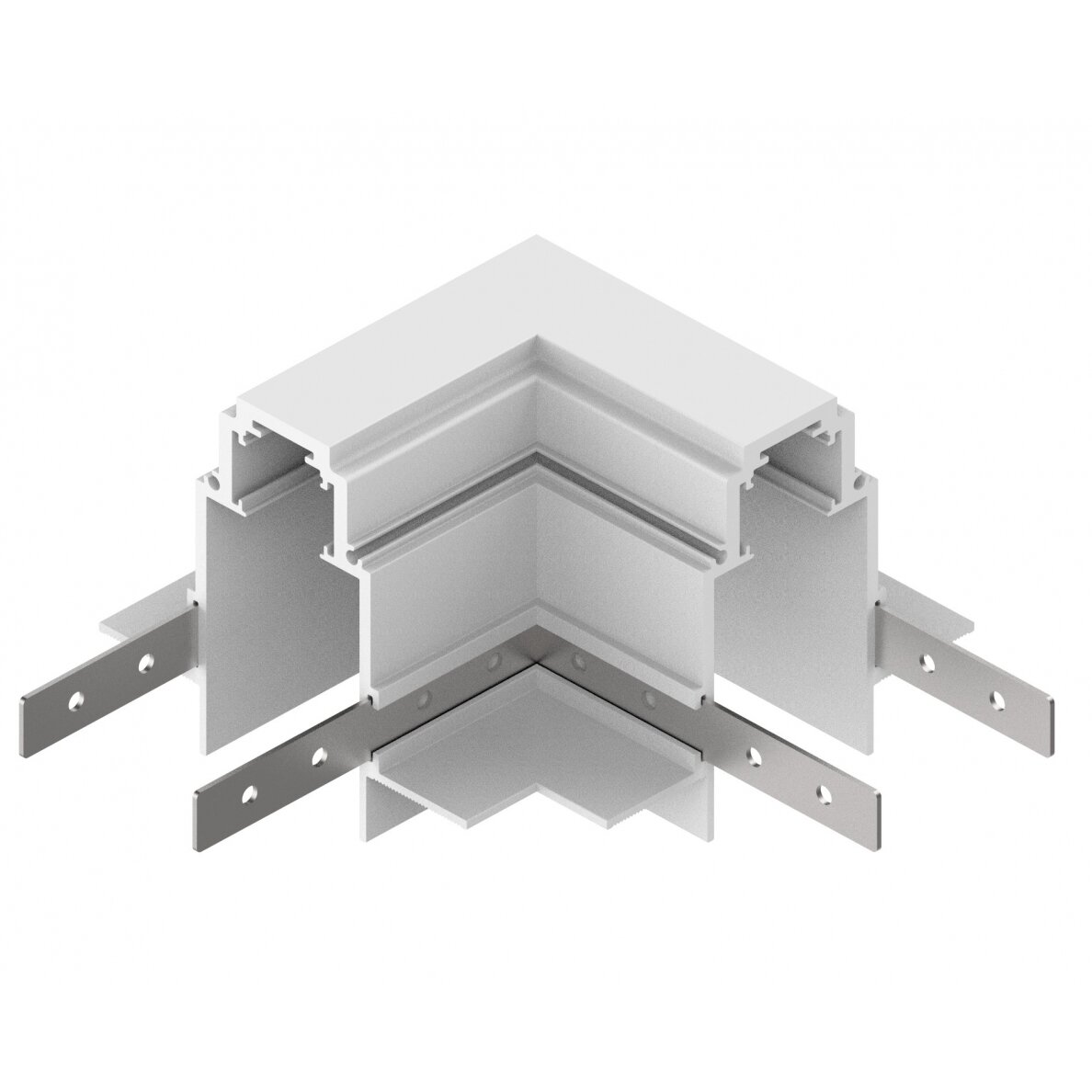 Kampinis sujungimas LED magnetinei sistemai R35B