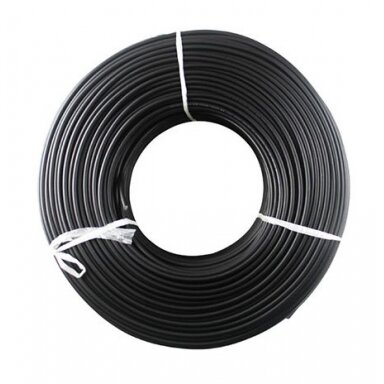 Kabelis saulės panelėms, juodas, 1x4mm2