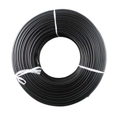 Kabelis saulės panelėms, juodas, 1x6mm2