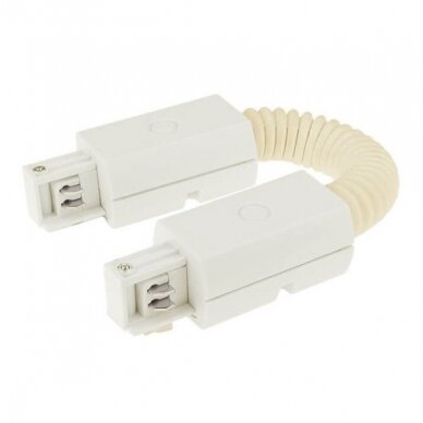 Flexible Connector For LED Track System, White 1