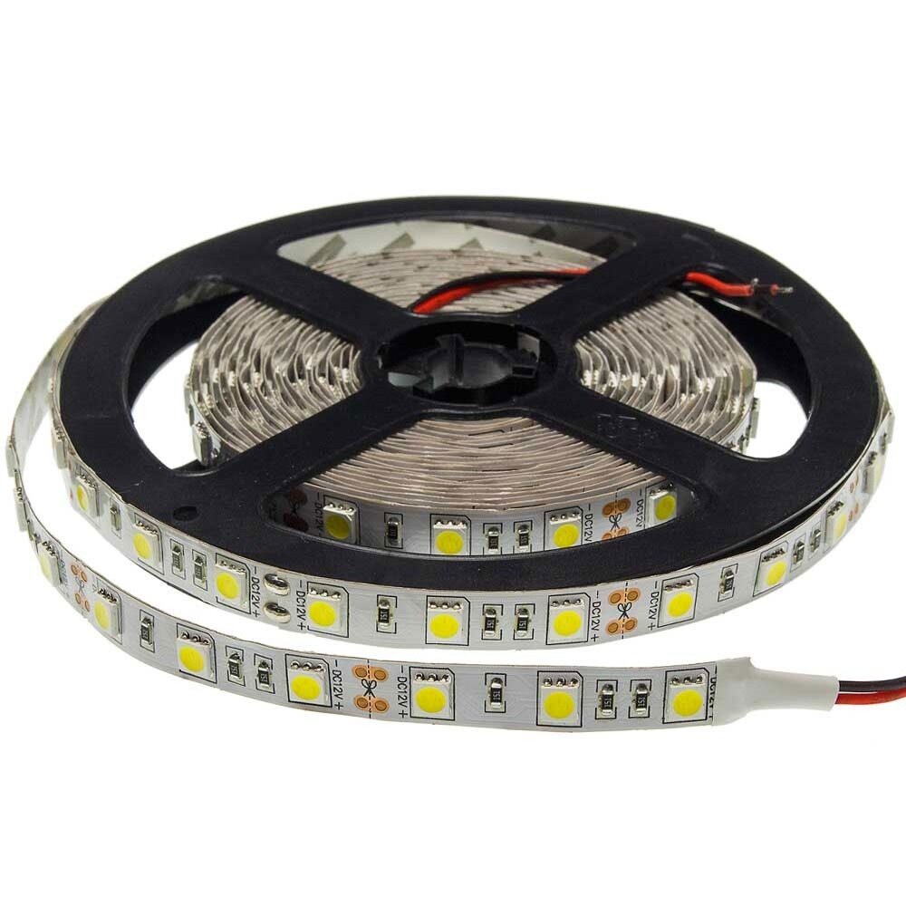 LED juosta, 7.2W/m, 500Lm/m, 12V, Pro, šalta balta šviesa